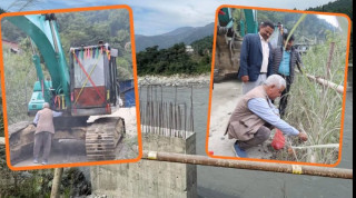 गोरखा–चितवन जोड्ने बुट्टार–चुमखोला मोटरेबल पुल निर्माण सुरु